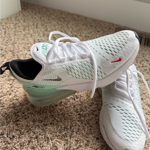 Women's Nike Air Max 270 White with Mint size 8.5 - afp-fysiotherapie.nl